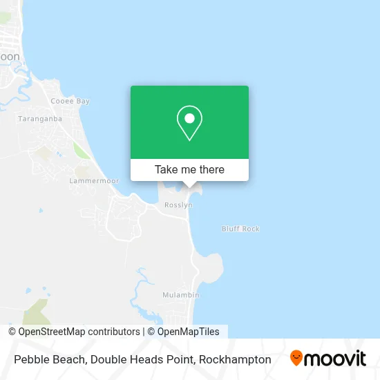 Mapa Pebble Beach, Double Heads Point