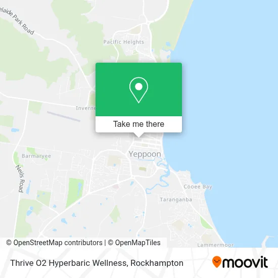 Mapa Thrive O2 Hyperbaric Wellness