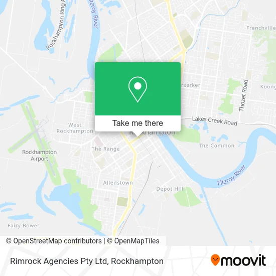 Mapa Rimrock Agencies Pty Ltd