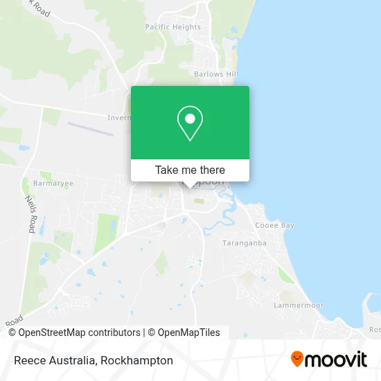 Mapa Reece Australia