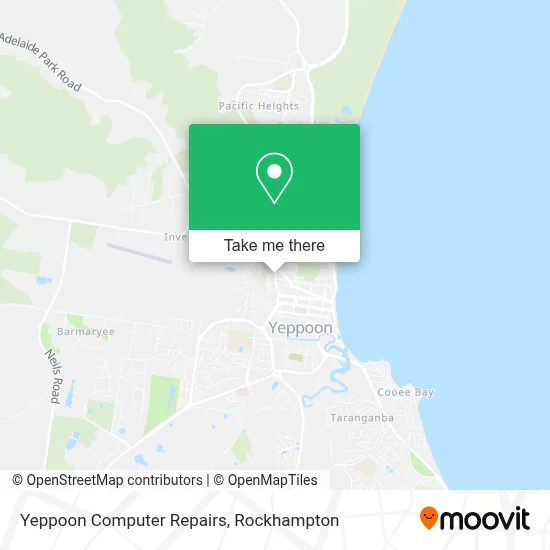 Mapa Yeppoon Computer Repairs