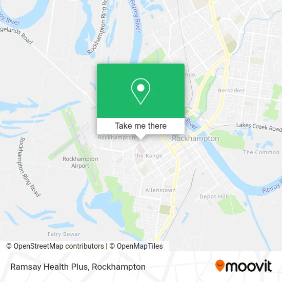 Mapa Ramsay Health Plus