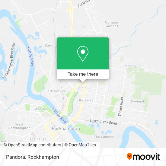 Mapa Pandora