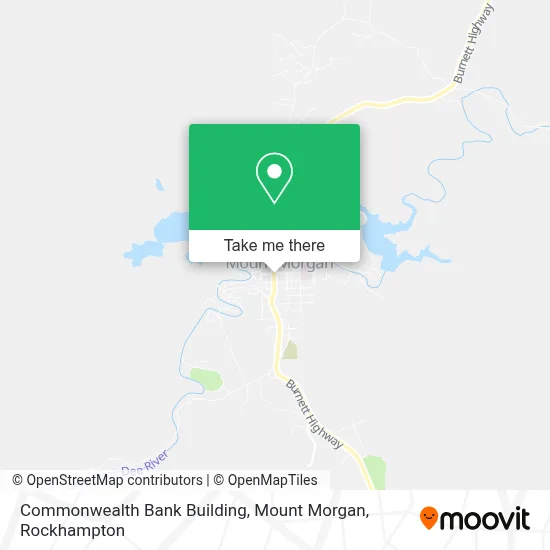Mapa Commonwealth Bank Building, Mount Morgan