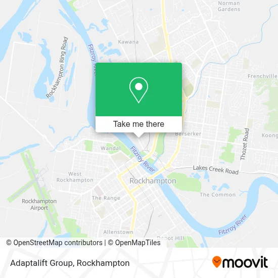 Mapa Adaptalift Group