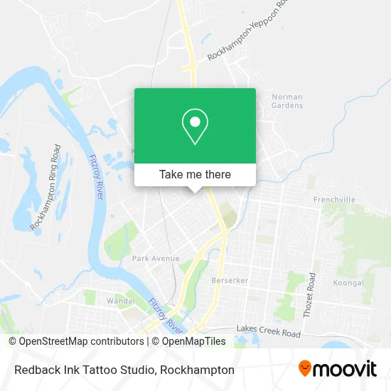 Mapa Redback Ink Tattoo Studio