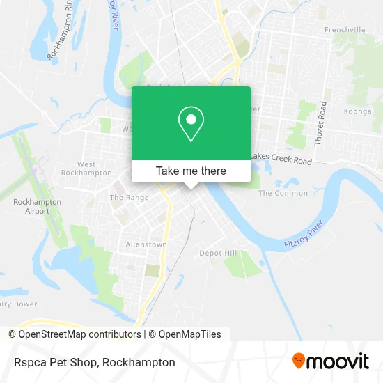 Mapa Rspca Pet Shop