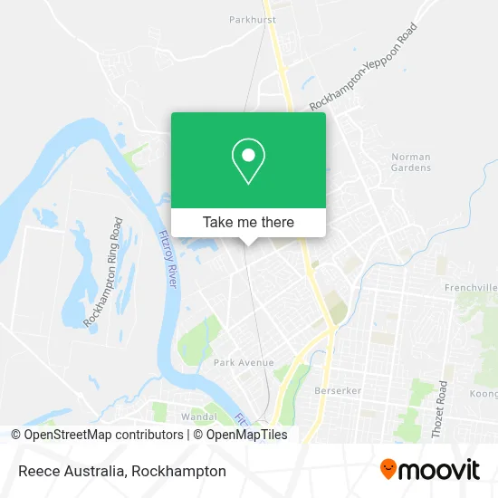 Mapa Reece Australia