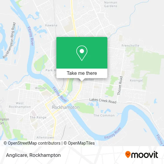 Mapa Anglicare