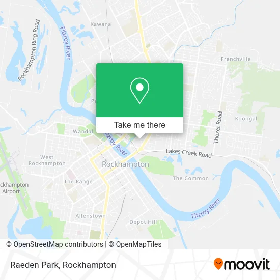 Mapa Raeden Park