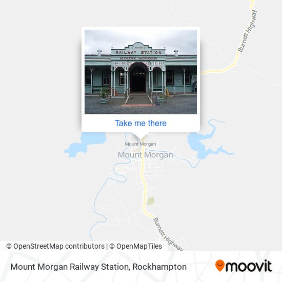 Mount Morgan Railway Station map