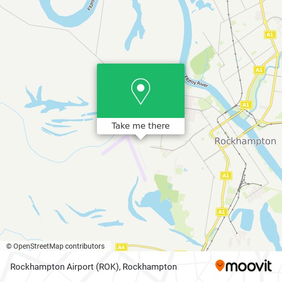 Rockhampton Airport (ROK) map