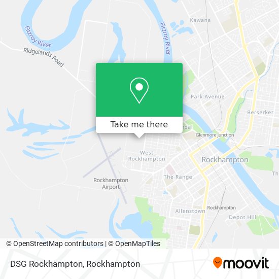 Mapa DSG Rockhampton