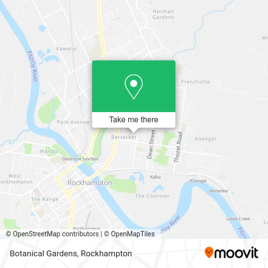 Rockhampton Botanic Gardens Map How To Get To Botanical Gardens In Rockhampton By Bus?