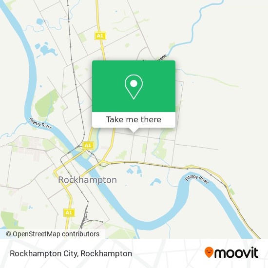 Rockhampton City map
