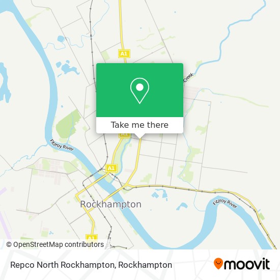 Repco North Rockhampton map