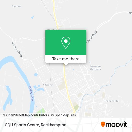CQU Sports Centre map