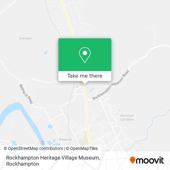 Mapa Rockhampton Heritage Village Museum