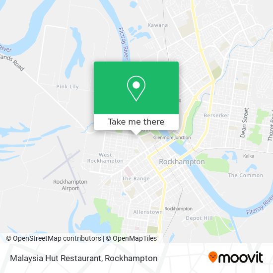 Malaysia Hut Restaurant map