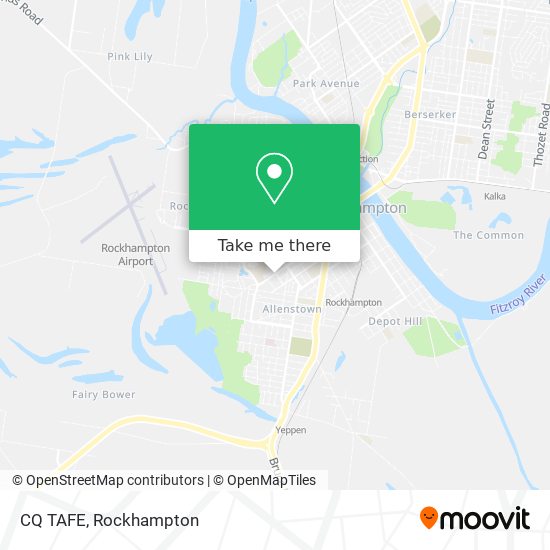 CQ TAFE map