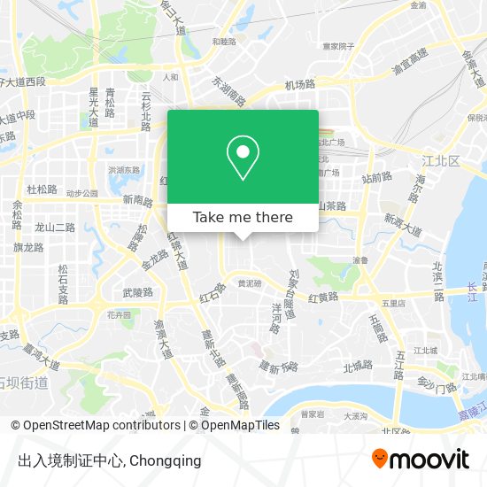 出入境制证中心 map