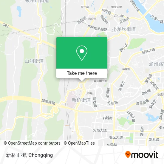 新桥正街 map