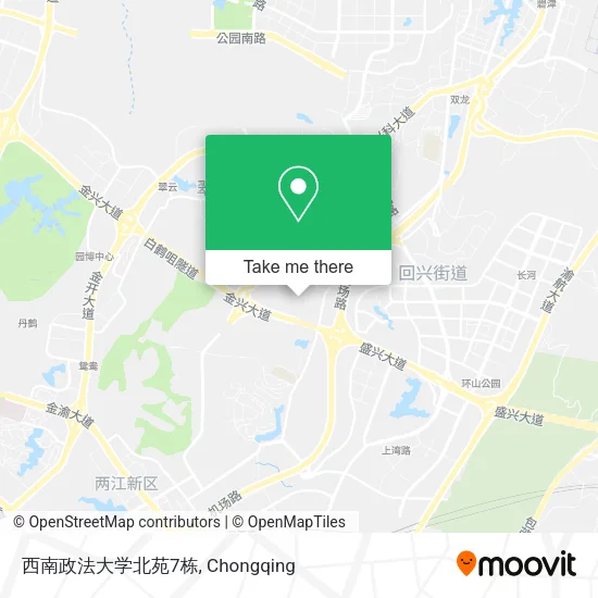 西南政法大学北苑7栋 map