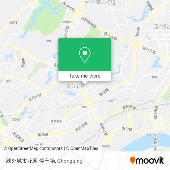 线外城市花园-停车场 map