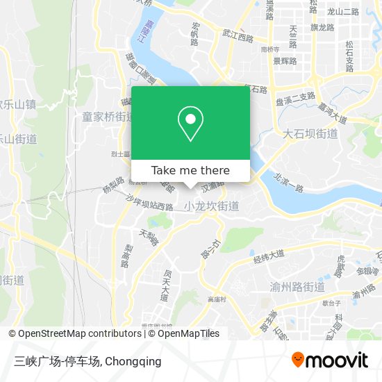 三峡广场-停车场 map