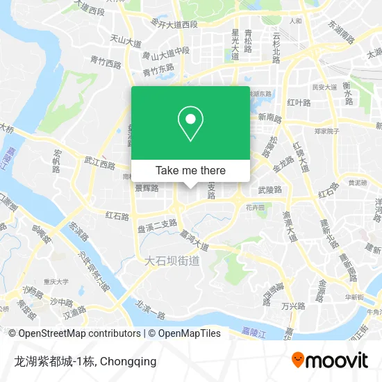 龙湖紫都城-1栋 map