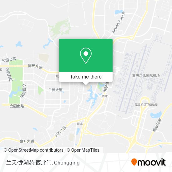 兰天·龙湖苑-西北门 map