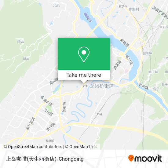 上岛咖啡(天生丽街店) map