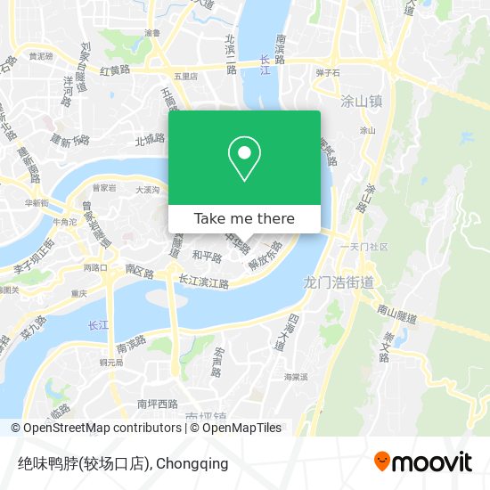 绝味鸭脖(较场口店) map