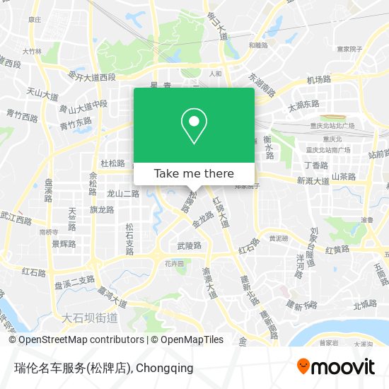 瑞伦名车服务(松牌店) map