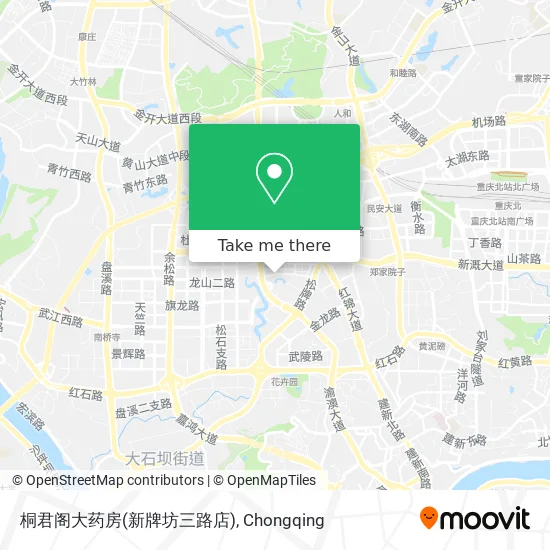 桐君阁大药房(新牌坊三路店) map