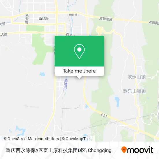 重庆西永综保A区富士康科技集团D区 map