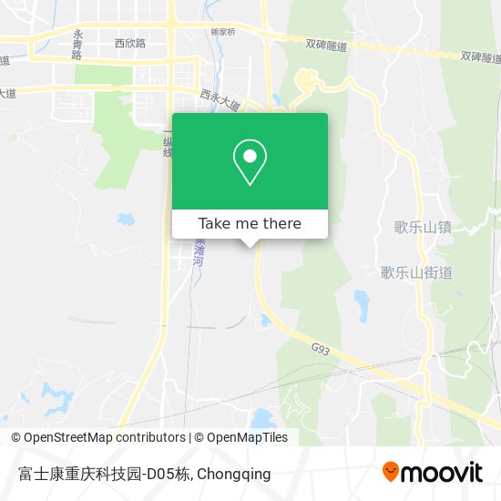富士康重庆科技园-D05栋 map