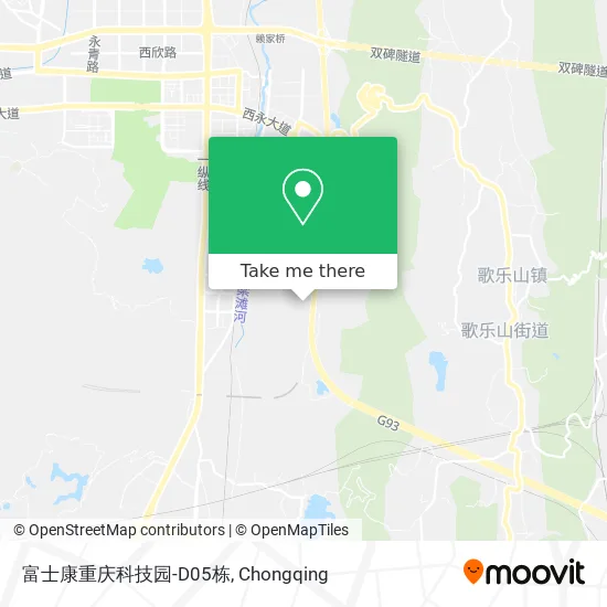 富士康重庆科技园-D05栋 map