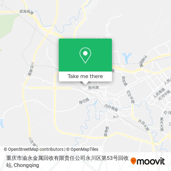 重庆市渝永金属回收有限责任公司永川区第53号回收站 map
