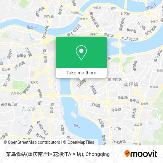 菜鸟驿站(重庆南岸区花湖汀A区店) map