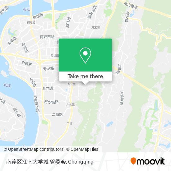 南岸区江南大学城-管委会 map