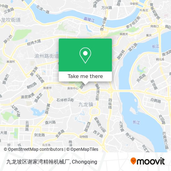 九龙坡区谢家湾精翰机械厂 map