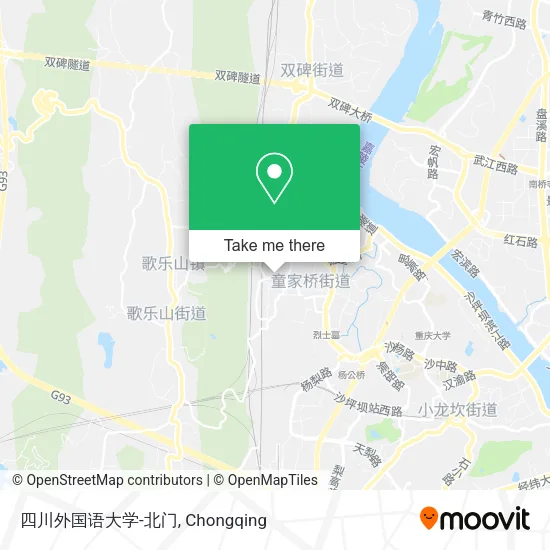 四川外国语大学-北门 map