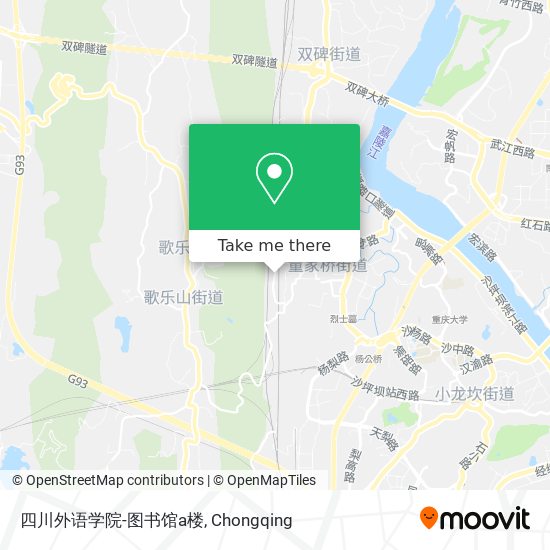 四川外语学院-图书馆a楼 map