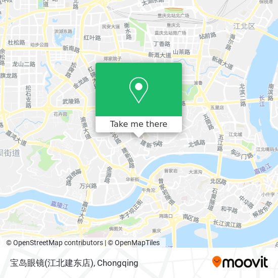 宝岛眼镜(江北建东店) map