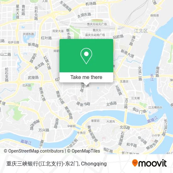 重庆三峡银行(江北支行)-东2门 map