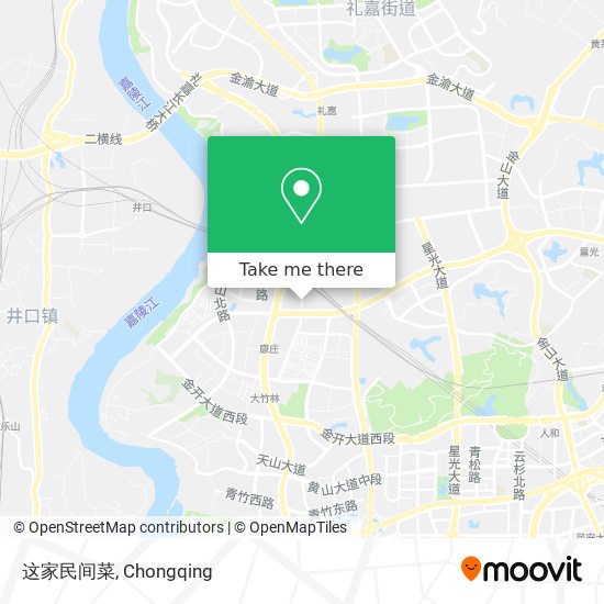 这家民间菜 map