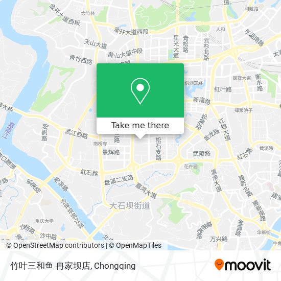 竹叶三和鱼 冉家坝店 map