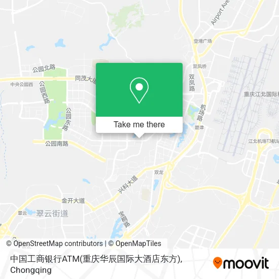 中国工商银行ATM(重庆华辰国际大酒店东方) map