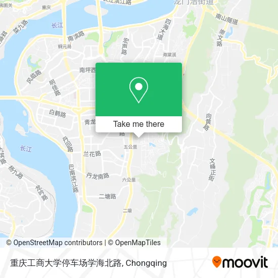 重庆工商大学停车场学海北路 map